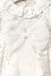 6-18 Ay Candy Sweet Kız Bebek Takım -Beyaz
