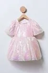 2-5 Yaş Sugar Candy Kız Çocuk Elbise -Pembe