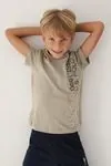4-15 Yaş Lisanslı Us Polo ASSN Erkek Çocuk Takım -Açık Haki