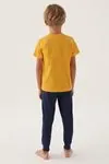 4-15 Yaş Lisanslı Us Polo ASSN Erkek Çocuk Takım -Hardal