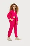 9-15 Yaş Miami Fashion Kız Çocuk Takım -Fuşya-
