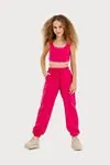 9-15 Yaş Miami Fashion Kız Çocuk Takım -Fuşya-