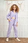 9-15 Yaş Miami Fashion Kız Çocuk Takım -Lila-