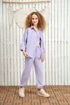 9-15 Yaş Miami Fashion Kız Çocuk Takım -Lila-