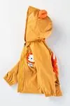 1-5 Yaş Baby Lion Erkek Çocuk Su İtici Yağmurluk -Hardal