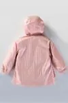1-5 Yaş Cat Flower Su İtici Kız Çocuk Yağmurluk -Pembe