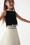 8-14 Yaş All Style Kız Çocuk Etekli Takım -Siyah
