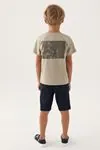 4-15 Yaş Lisanslı Us Polo ASSN Erkek Çocuk Takım -Haki