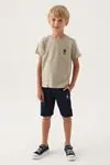 4-15 Yaş Lisanslı Us Polo ASSN Erkek Çocuk Takım -Haki