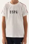 4-15 Yaş Lisanslı Us Polo ASSN Erkek Çocuk Takım -Ekru 