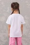 4-9 Yaş Tokyo Positive Kız Çocuk T-Shırt -Pembe