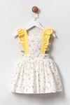 2-5 Yaş Daisy Fisto Kız Çocuk Elbise -Sarı