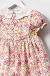 2-5 Yaş Baby Garden Kız Çocuk Elbise -Sarı