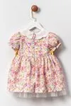 2-5 Yaş Baby Garden Kız Çocuk Elbise -Sarı