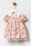 2-5 Yaş Baby Garden Kız Çocuk Elbise -Sarı