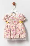 2-5 Yaş Baby Garden Kız Çocuk Elbise -Sarı