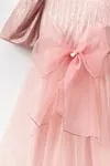 5-8 Yaş Florya Mira Kız Çocuk Elbise -Pembe