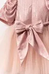 2-5 Yaş Parislora Kız Çocuk Elbise -Pembe