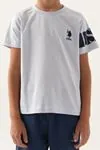 4-15 Yaş Lisanslı Us Polo ASSN Erkek Çocuk Takım -Buz Mavi