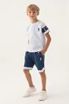 4-15 Yaş Lisanslı Us Polo ASSN Erkek Çocuk Takım -Buz Mavi
