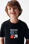 4-8 Yaş Reason Cargo Erkek Çocuk Takım -Siyah