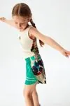 4-8 Yaş Elegance Colors Kız Çocuk Crop -Krem