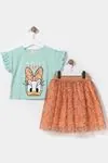 4-7 Yaş Duck Daisy Kız Çocuk Takım -Mint