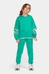 9-12 Yaş All Star Style  Kız Çocuk Mevsimlik Takım -Benetton Yeşili-