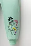 2-7 Yaş New Grafiti Kız Çocuk Eşofman Takım -Yeşil