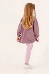 2-5 Yaş Daisy Cad Kız Çocuk Taytlı Takım -Mor
