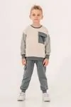 2-5 Yaş Mussness Cool Erkek Çocuk Eşofman Takım -Gece Mavisi