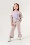 2-5 Yaş Love Bloom Kız Çocuk Takım -Lavanta