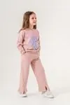 2-5 Yaş Love Bloom Kız Çocuk Takım -Pembe