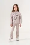 2-5 Yaş Happy Day Kız Çocuk Taytlı Takım -Lavanta-