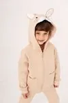 2-5 Yaş Happy Cad Kız Çocuk Hırkalı Takım -Latte