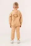 2-5 Yaş Cotton Bear Erkek Çocuk Hırkalı Takım -Hardal-