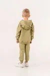 2-5 Yaş Cotton Bear Erkek Çocuk Hırkalı Takım -Yeşil