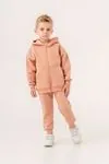 2-5 Yaş Cotton Bear Erkek Çocuk Hırkalı Takım -Açık Kiremit