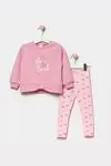 9-24 Ay Daisy Female Kız Bebek Taytlı Takım -Pembe