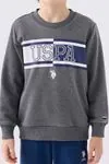 4-15 Yaş Lisanslı Us Polo ASSN Erkek Çocuk Takım -Füme-
