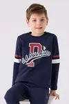 4-15 Yaş Lisanslı Us Polo ASSN Erkek Çocuk Takım -Lacivert