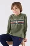 4-15 Yaş Lisanslı Us Polo ASSN Erkek Çocuk Takım -Haki-