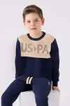 4-15 Yaş Lisanslı Us Polo ASSN Erkek Çocuk Takım -Lacivert