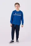 4-15 Yaş Lisanslı Us Polo ASSN Erkek Çocuk Takım -Saks Mavi-