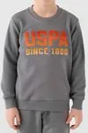 4-15 Yaş Lisanslı Us Polo ASSN Erkek Çocuk Takım -Uzay Grisi