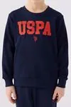 4-15 Yaş Lisanslı Us Polo ASSN Erkek Çocuk Takım -Koyu Lacivert