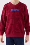 4-15 Yaş Lisanslı Us Polo ASSN Erkek Çocuk Takım -Bordo-
