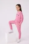 9-15 Yaş Lisanslı Us Polo ASSN Kız Çocuk Takım -Karanfil