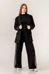 9-15 Yaş Royal Design Kız Çocuk Takım -Siyah-