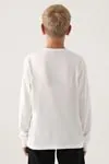 7-16 Yaş KAPPA Erkek Çocuk Sweat -Ekru-